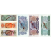 P18S,19S,P21S,22S,23S,24S Ethiopia - 1,5,20,50,100 & 500 Dollars Year ND (1961) (6 Notes) (SPECIMEN)